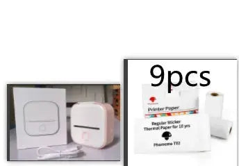 Portable Mini Thermal Label Printer Home Photo Printer Student Wrong Question Printer Bluetooth-compatible Mini Label Printer Price Tag Gadget Shack