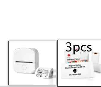 Portable Mini Thermal Label Printer Home Photo Printer Student Wrong Question Printer Bluetooth-compatible Mini Label Printer Price Tag Gadget Shack