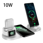Wireless Charger For IPhone Fast Charger For Phone Fast Charging Pad For Phone Watch 6 In 1 Charging Dock Station Gadget Shack