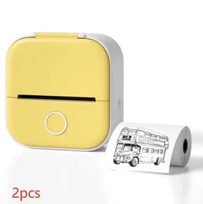 Portable Mini Thermal Label Printer Home Photo Printer Student Wrong Question Printer Bluetooth-compatible Mini Label Printer Price Tag Gadget Shack
