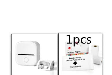 Portable Mini Thermal Label Printer Home Photo Printer Student Wrong Question Printer Bluetooth-compatible Mini Label Printer Price Tag Gadget Shack