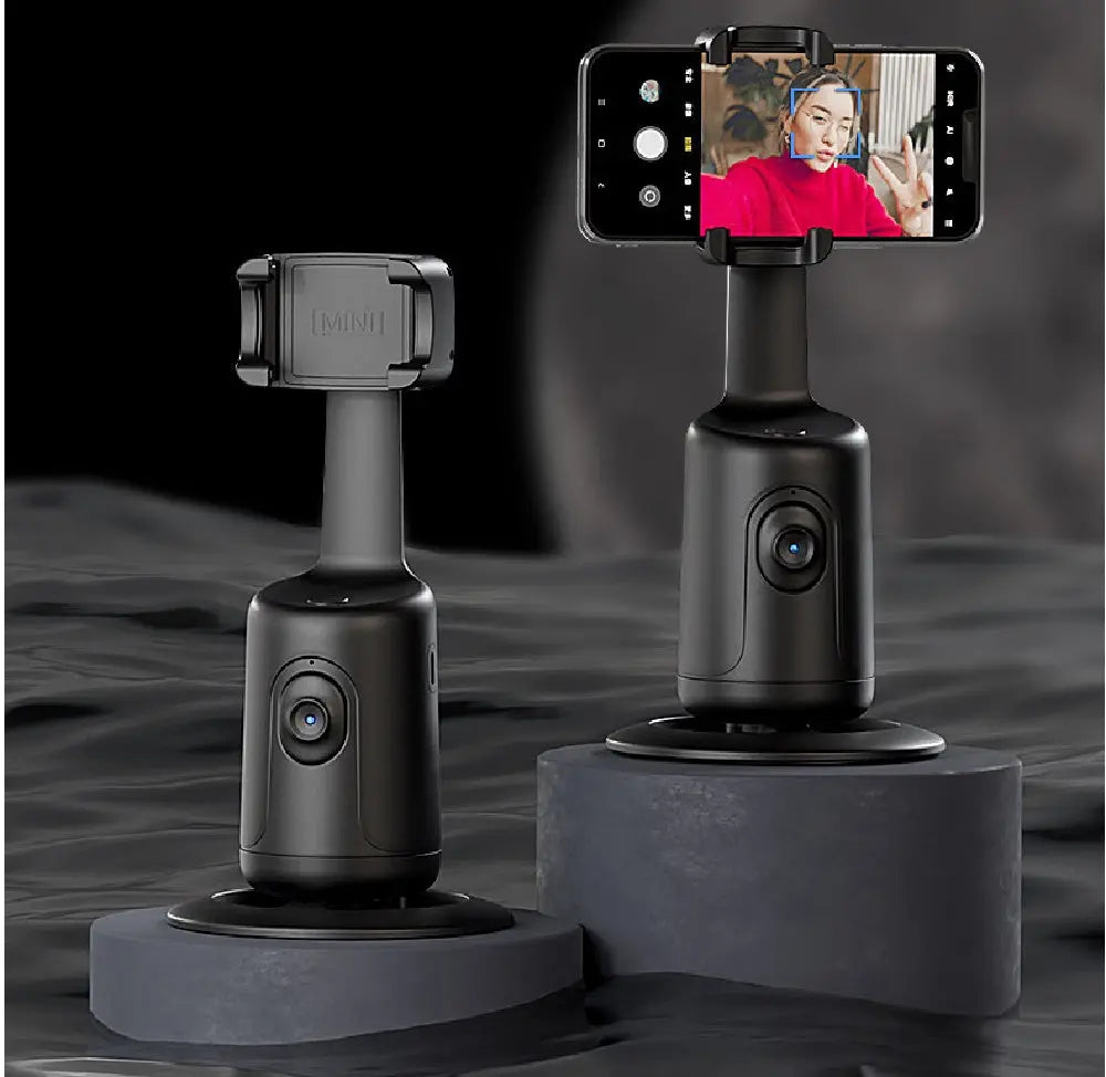 360 Auto Face Tracking Gimbal AI Smart Gimbal Face Tracking Auto Phone Holder For Smartphone Video Vlog Live Stabilizer Tripod Gadget Shack