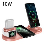 Wireless Charger For IPhone Fast Charger For Phone Fast Charging Pad For Phone Watch 6 In 1 Charging Dock Station Gadget Shack