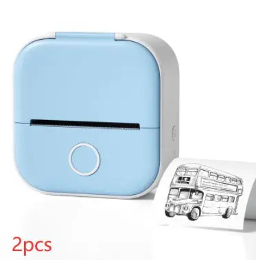 Portable Mini Thermal Label Printer Home Photo Printer Student Wrong Question Printer Bluetooth-compatible Mini Label Printer Price Tag Gadget Shack