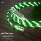 Magnetic Charging Cable Streamer Fast Charging Cable Lighting Micro USB Cable LED Magnet Charger Type-C Cable Gadget Shack