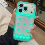 IPhone 12-17 all models.Led Bowknot Phone Case