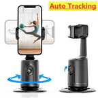 360 Auto Face Tracking Gimbal AI Smart Gimbal Face Tracking Auto Phone Holder For Smartphone Video Vlog Live Stabilizer Tripod Gadget Shack